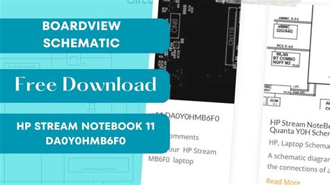 Hp Stream Notebook 11 Da0y0hmb6f0 Boardview File And Schematic Diagram ।। How To Free Download