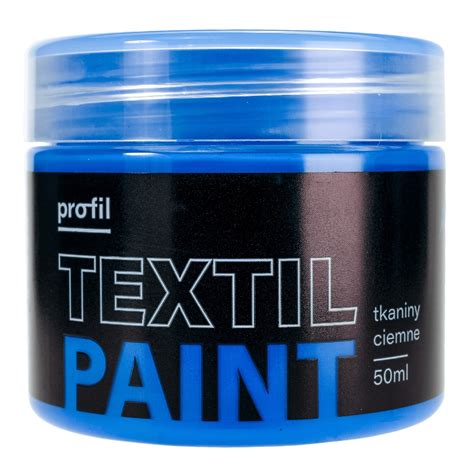 Farba Do Tkanin Ciemnych PROFIL 50ml Niebieski PAINT IT Sklep EMPIK