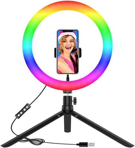 Amazon Selfie LED Stand Ring Light With Tripod Stand Phone Holder