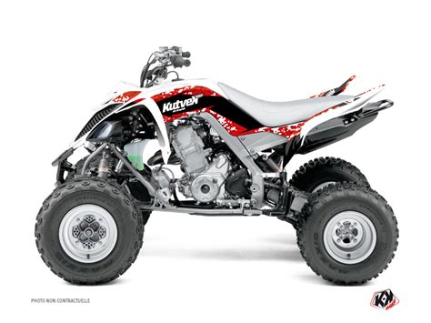 Yamaha Raptor Atv Predator Graphic Kit Red Kutvek Kit Graphik