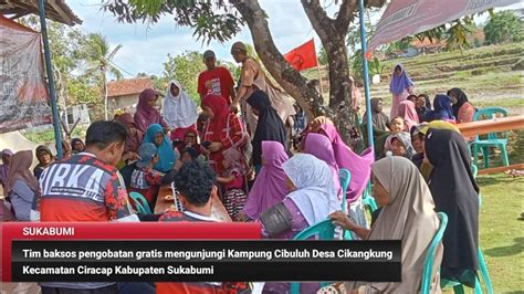 Di Cikangkung Baksos Pengobatan Gratis Dr Ribka Tjiptaning Di Dampingi