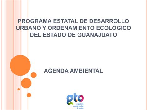 Programa Estatal De Desarrollo Urbano Y Ordenamiento