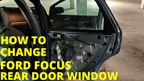 Ford Focus Rear Window Regulator Replacement