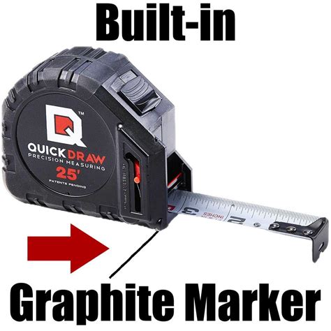 Quickdraw 25 Ft Self Marking Tape Measure Ibqd25f 1 The Home Depot