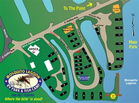 Mosquito Lagoon RV Park Maps - Mosquito Lagoon RV Park & Fish Camp