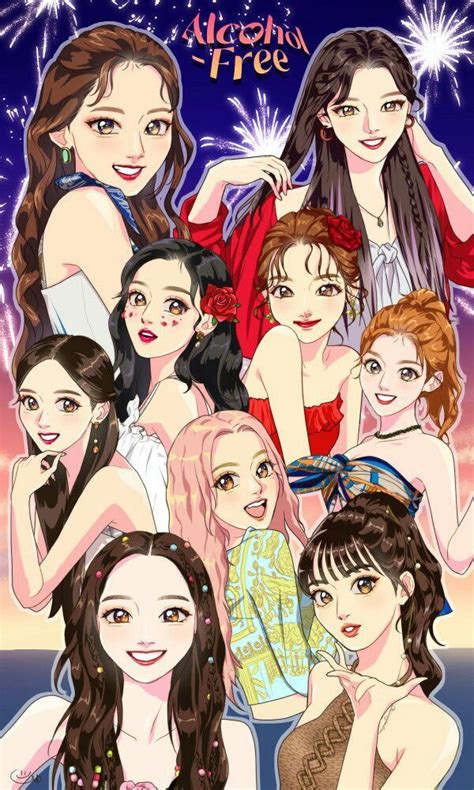 Pin By B O Vy On Twice Twice Fanart Animation Character