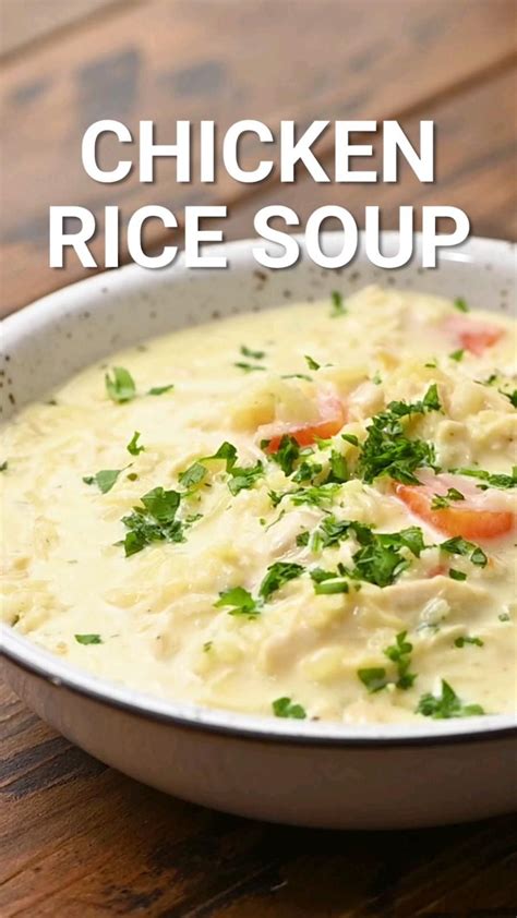 Easy Chicken And Rice Soup Artofit