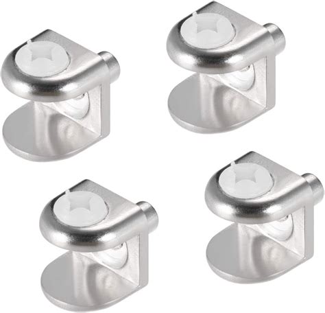 Amazon Uxcell Glass Shelf Brackets Pcs Zinc Alloy Glass Shelf