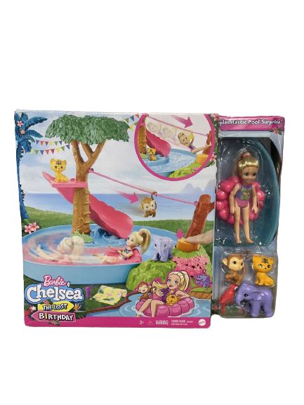 Barbie Chelsea The Lost Birthday Splashtastic Pool Surprise 086 06 3320 Garland Home Center