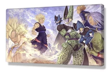 Cuadro Decorativo Dragon Ball Saga Cell Gohan Arte 40x60cm Meses Sin