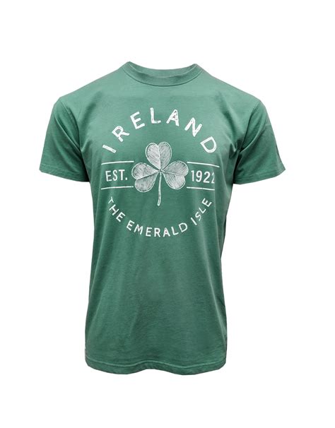 OCEAN GREEN SHAMROCK T-SHIRT - Irish Crossroads