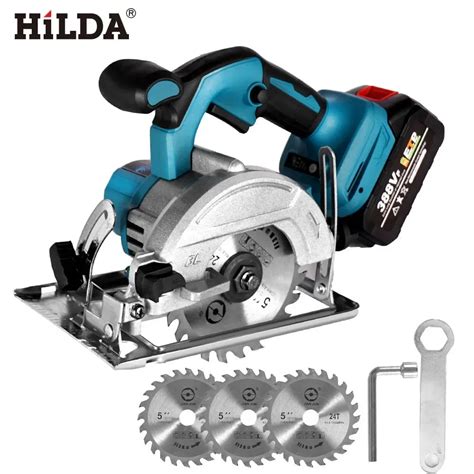 Brushless Circular Saw 5 Inch 125mm Multifunctional Cutting Tool