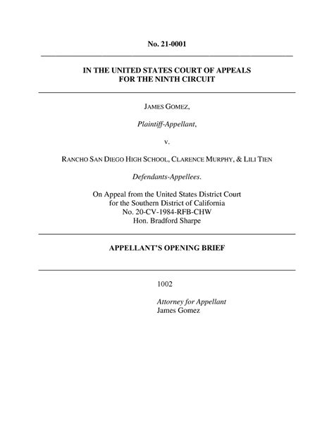 Best Sample Appel Brief No 21 In The United States Court Of Appeals