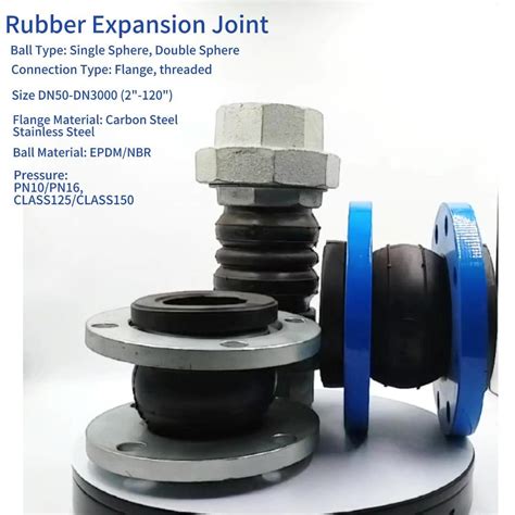 Din Standard Pn Dn Single Sphere Rubber Flexible Expansion Joint