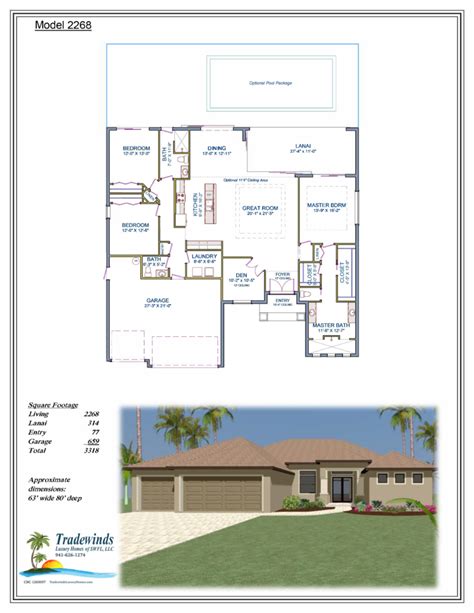 Floor Plans - Trade Winds Luxury Homes