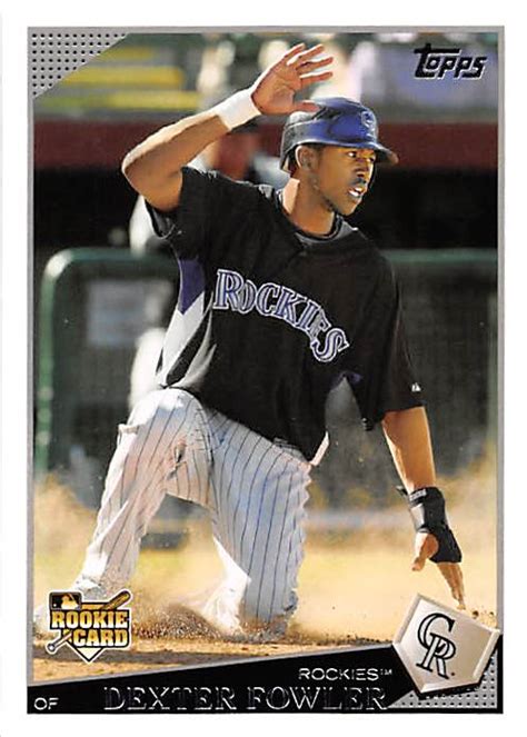 Dexter Fowler baseball card (Chicago Cubs Star Rockies) 2009 Topps #96 ...