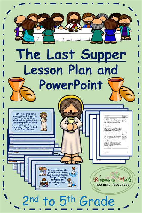 The Last Supper Lesson Plan And Powerpoint Easter Grades 2 To 5