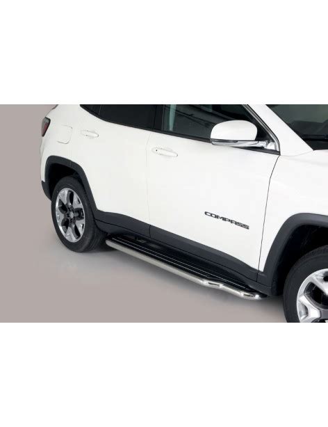 Marche pieds acier Inox élégant et solide Nouveau Jeep Compass 2017 2018