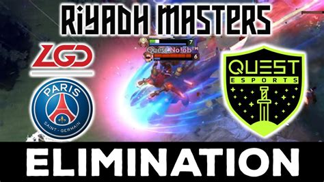 Elimination Series Spectre Vs Juggernaut Psg Lgd Vs Quest Esports