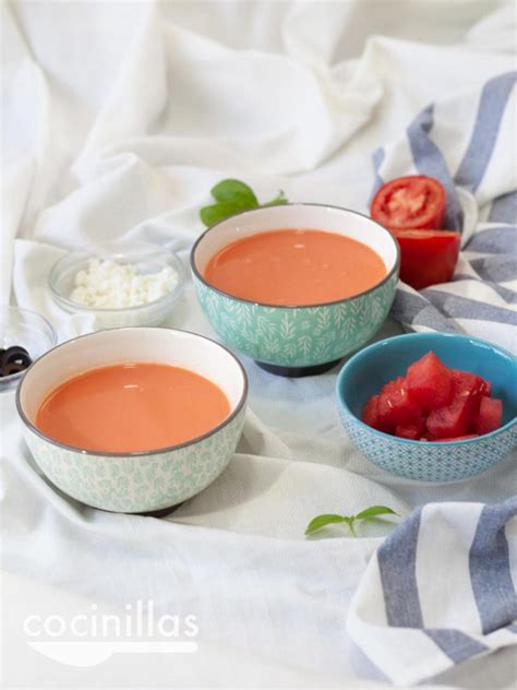 Sopa fría de sandía receta baja en calorías para sobrevivir a la ola