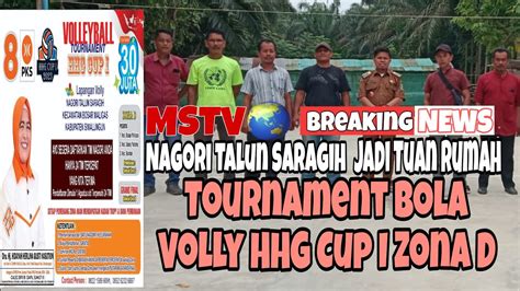 Nagori Talun Saragih Siap Jadi Tuan Rumah Tournament Bola Volly Hhg Cup