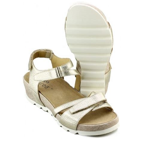 Durea 7421 028 Goud Dames Sandalen Theo Jansen Schoenen