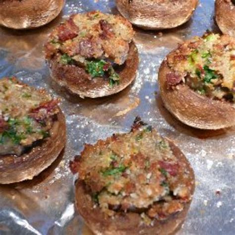 Stuffed Mushroom Caps