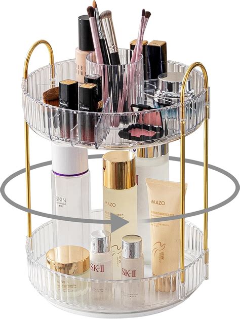 Amazon Rotating Makeup Organizer Large Capacity Skincare