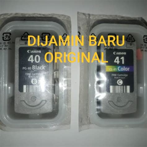 Jual Cartridge Tinta Canon Pg Hitam Cl Warna Baru Original