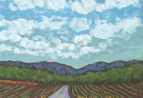 Landscape Painting Road Painting Farmland Painting Rural | Etsy