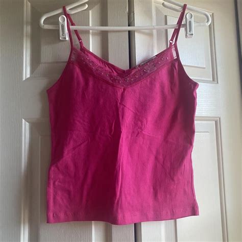 One Step Up Womens Pink Vest Depop