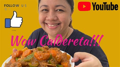 Pork Ribs Caldereta Creamy Sauce Youtube