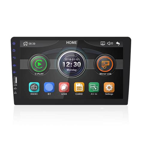 Inch Din Car Stereo Mp Player With In Dash Radio Fm