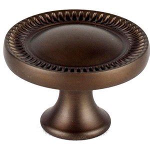 Regal Collection Solid Brass 1 1 4 Knob In Chocolate Bronze By Alno