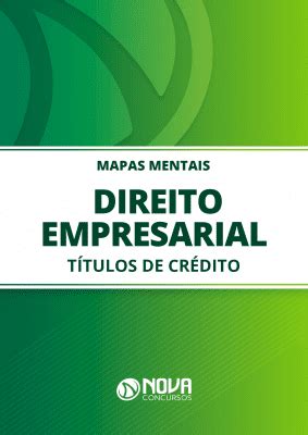 Mapas Mentais Direito Empresarial T Tulos De Cr Dito