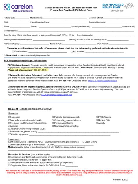 Fillable Online Carelon Care Management Referral Form Fax Email Print