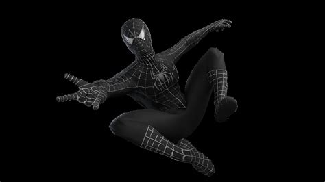 Spiderman Blender Rig Tobey Maguire 3D Model Rigged CGTrader