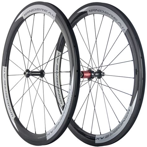 WINDBREAK Road Bike Carbon Wheelset Clincher 50mm Chosen 5877 Carbon