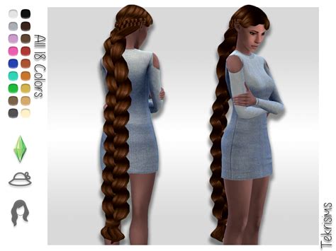 Tekri Rapunzel Long Version And A Shorter Version Love 4 Cc Finds Sims Hair Sims 4