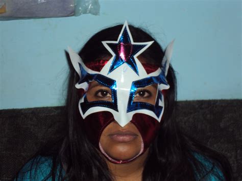 Wwe Cmll Aaa Mascara De Luchadora Sexy Star P Dama P Adulto 100 00 En Mercado Libre