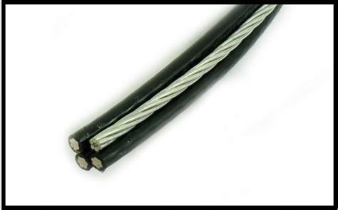 Quadruplex Overhead Service Drop Wire Cable