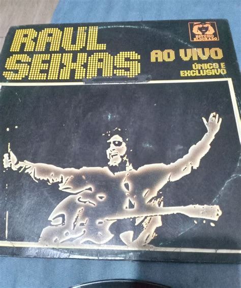 Lp Disco Vinil Raul Seixas Ao Vivo Único e Exclusivo 1984 Item de