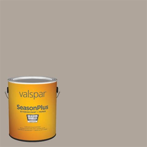 Valspar Seasonplus Satin Smoked Oyster 6005 1c Latex Exterior Paint Primer 1 Gallon In The