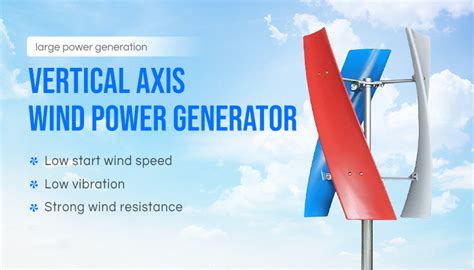 48v 220v Vertical Axis Wind Turbine Generator 5kw 10kw Wind Power