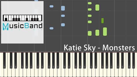 Katie Sky Monsters Piano Tutorial [hq] Synthesia Youtube