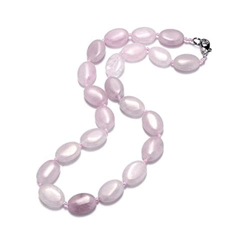 Stunning Oval Shape Natural Gemstone Beaded Necklace For Women Treasurebay