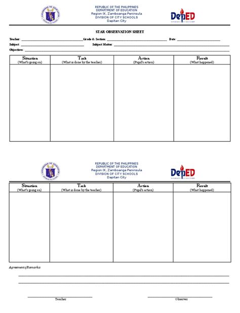 PDF Star Observation Sheet DOKUMEN TIPS