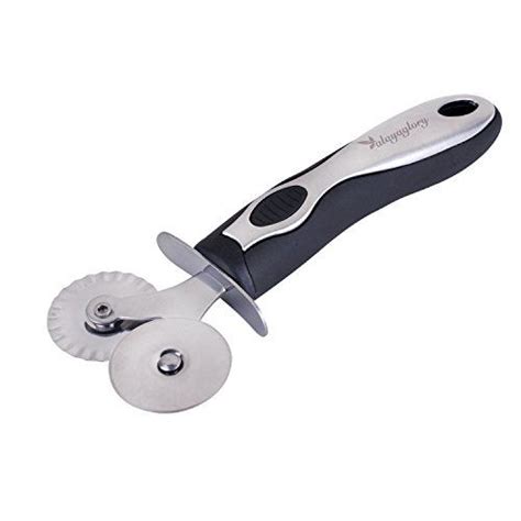 Alayaglory Stainless Steel Pastry And Ravioli Cutter Wheel For Kitchen