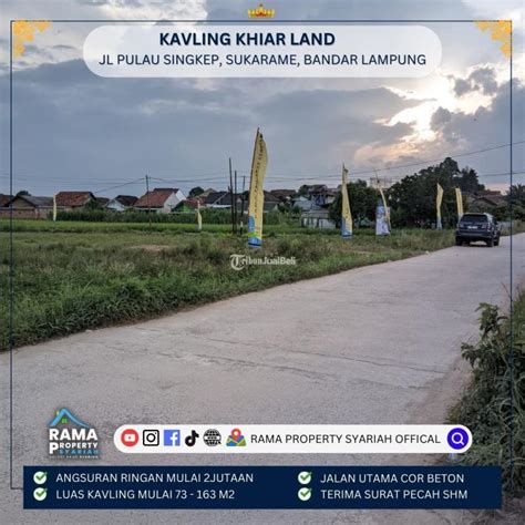 Jual Tanah Murah Lokasi Strategis Pinggi Jalan Di Sukarame Di Bandar