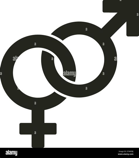 Female Male Gender Symbol Isolated Stock Vector Image Art Alamy